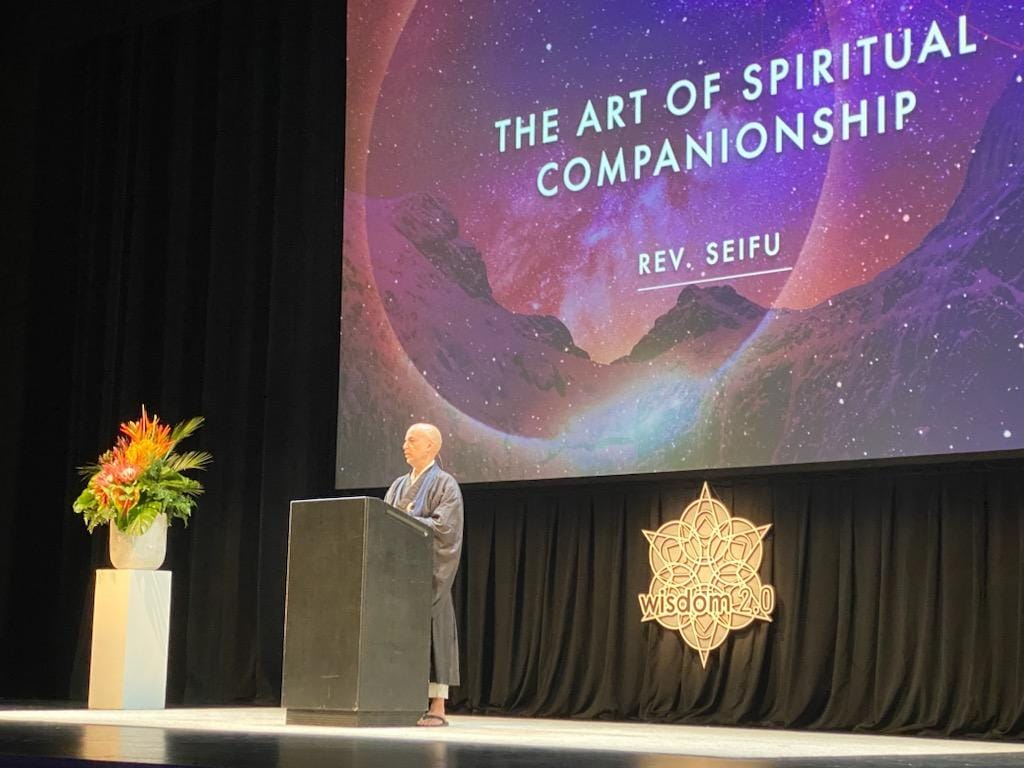 seifu offering a keynote on spiritual companionship