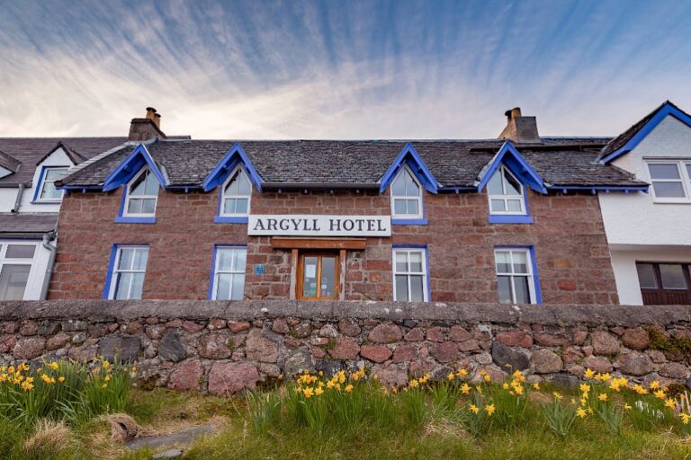 The Argyll Hotel, where we will be staying!