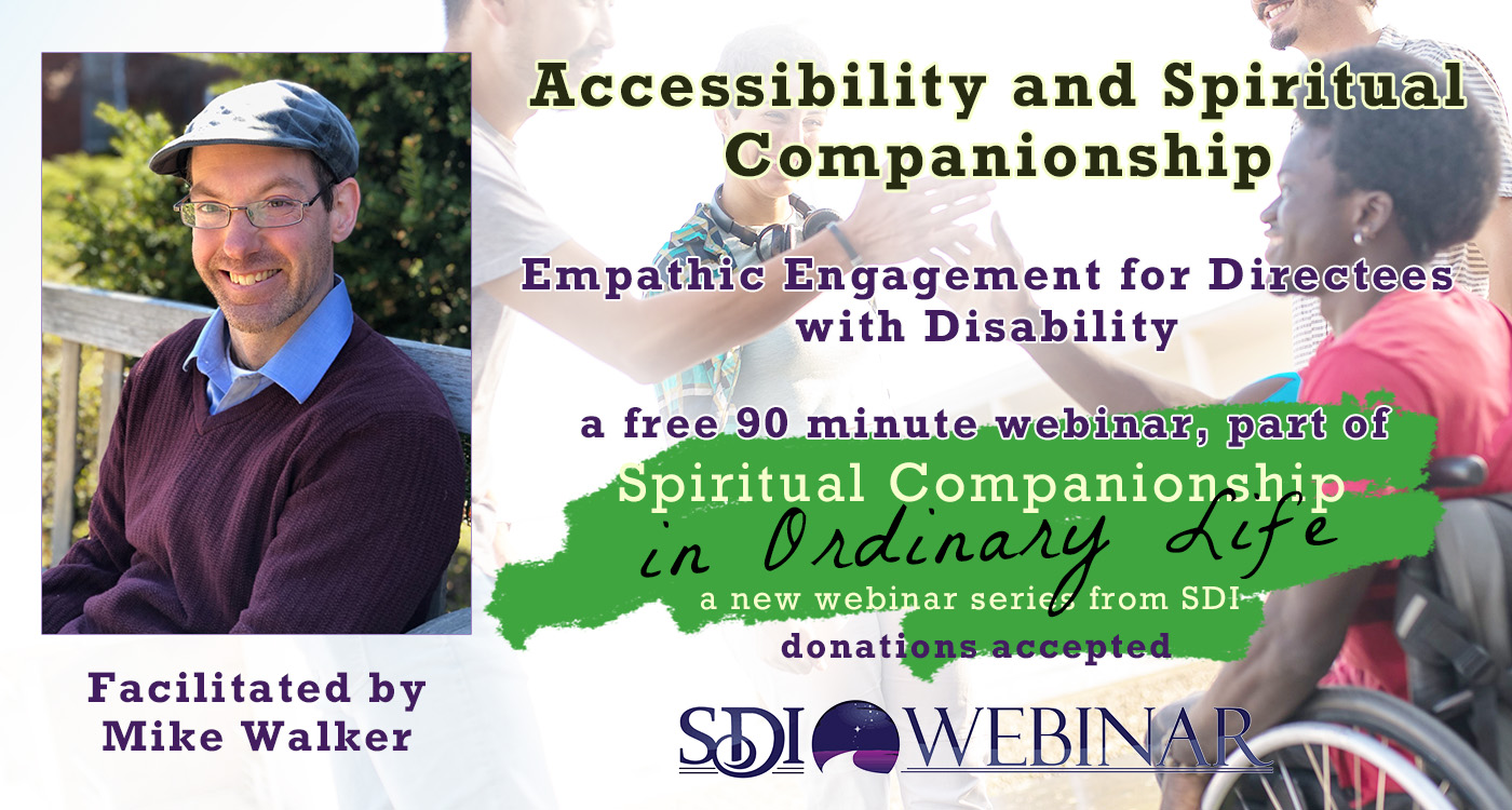 Spiritual Companionship in Ordinary Life - Accessibility and Serving Clients with Disabilities